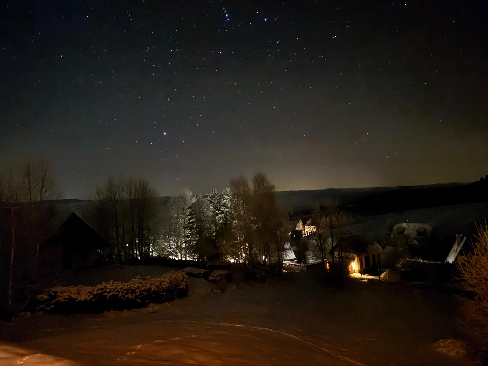 Hvězdné nebe v prosinci